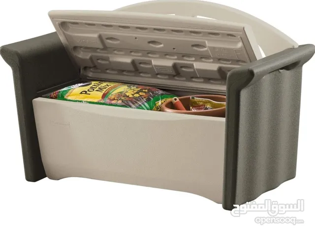 Rubbermaid Resin Outdoor Storage  Bench كنب بينش