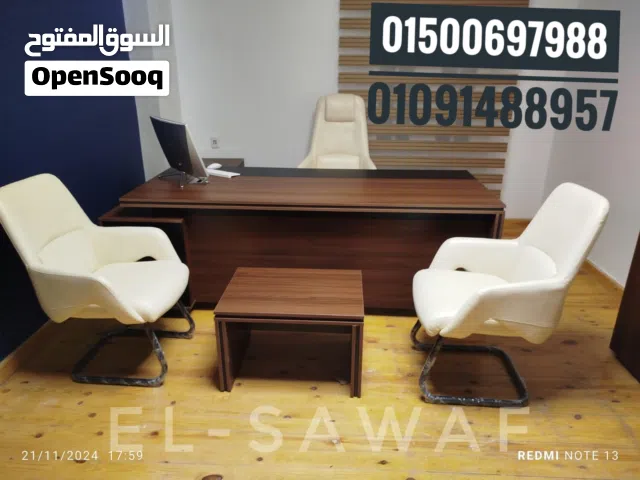 مكتب مدير خشب  mdfاسباني مستورد مكاتب مديرين مكاتب مودرن  manager  office اثاث مكتبي