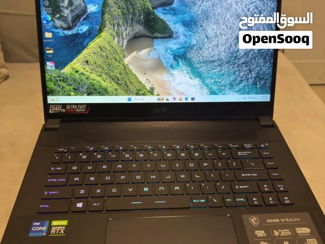 MSI Gaming Laptop RTX 3070 i7-11800H 240Hz