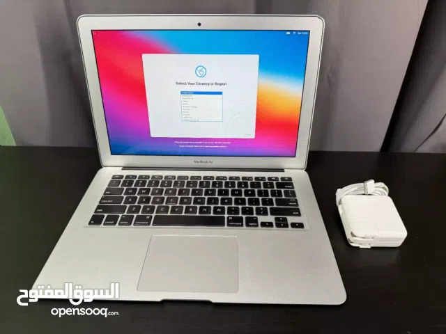 Apple macbook air i5 2013 500gb ssd 8gb ram  13,3" puce حاسوب