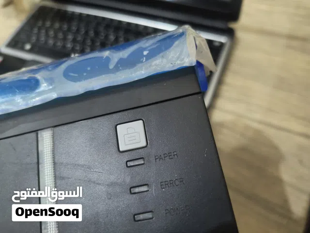 لاب توب وبرنامج ثري سوفت تبع الكافيهات مع طابعه فواتير
