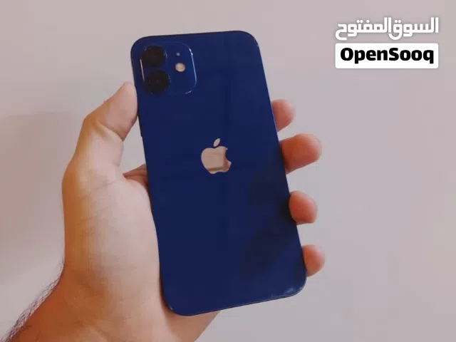 ايفون 12 لون ازرك  ذاكره 128 بطاريه 72