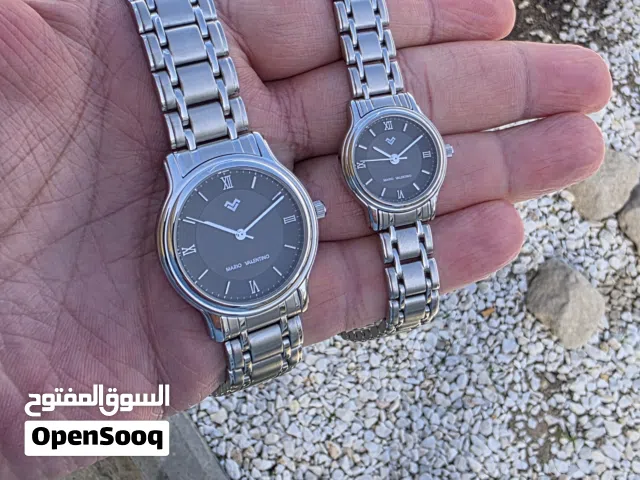 Rare Mario Valentino Pair Italian Watch Set - Brand New طقم ساعات ماريو فالنتينو ايطالى أصلي - جديد