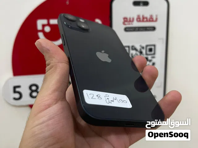 ايفون 13عادي/ذاكرة128/مبدل شاشة تجاري اصلية /بطارية100/ الكترووني