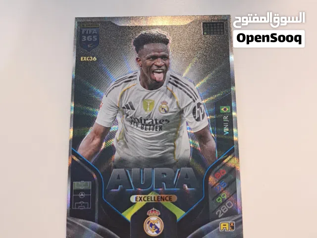 AURA Vini Jr card panini rare card