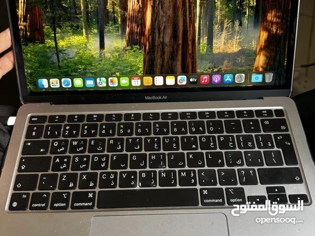 للبيع ماكبوك اير m1 8gb ram نظيف جدا- سلوى