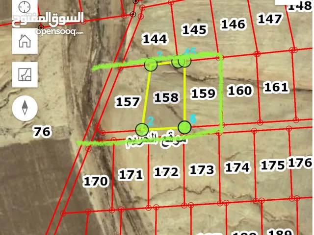 Farm Land for Sale in Amman Airport Road - Manaseer Gs