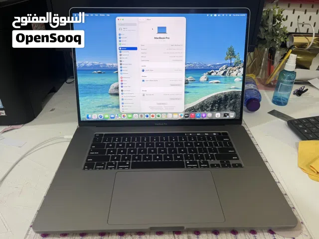 MacBook Pro battery cycles (6)16" 2019 i7-9750H 2.6GHz 16GB RAM 512GB SSD AMD Radeon 4gb