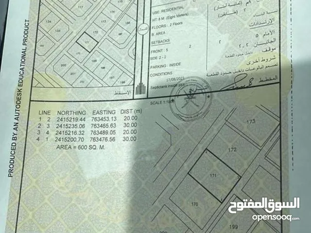 Residential Land for Sale in Al Sharqiya Ja'alan Bani Bu Ali