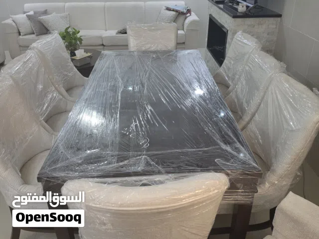 طاولة سفره 8 كراسي جديده .. مع توابعها