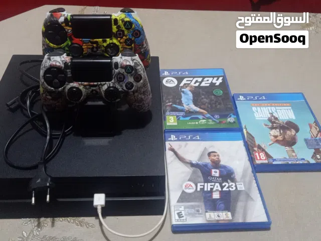 PS4 Fat 512 Go Online, 2 Manette Original V2, 3 Jeux PS4