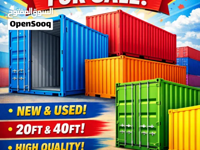 USED 20FT  40FT CONTAINER FOR SALE WITH TAX INVOICE. we have containers available in Sohar & Muscat