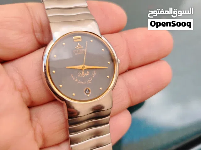 ساعة سيتيزن تصميم نحيف على البطارية