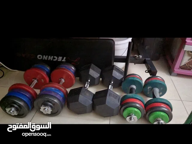Full Dumbbells Set + Workout Bench for Sale – Dubai (Near Airport Free Zone Metro)