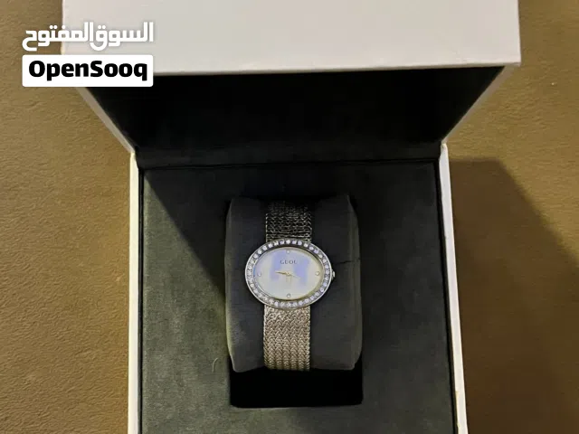 ساعه ديور جديد فضي