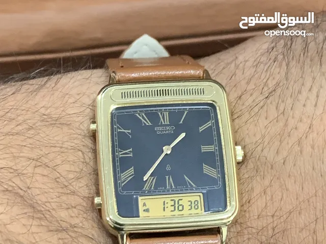 ساعة سيكو دبل تايم ارقام روماني