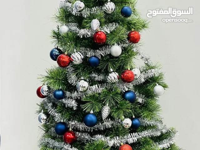 Christmas Tree Height 2.2 m with 45 Decorating Accessories