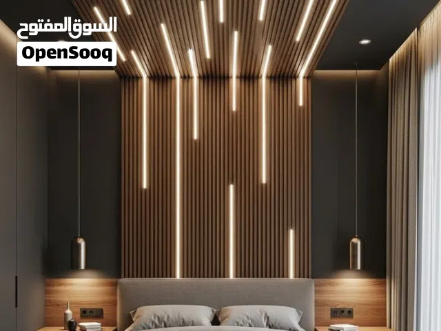 فاير بليس ورق جدران والشيبورد وبانوهات وجبسن بورد وقرميد وبديل الخشب وبديل الحجر