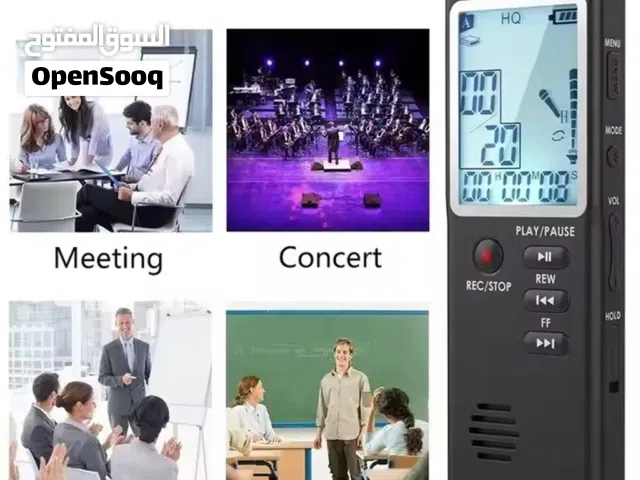 جهاز تسجيل محاضرات (مسجل صوت)بمساحة 16 جيجا 016 Digital Audio Recorder Professional Voice Activated