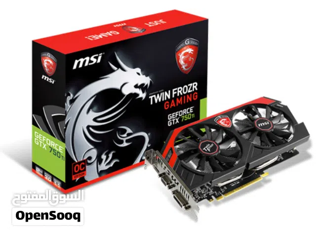 كرت شاشه 750ti نسخة MSI متوفر خدمة توصيل