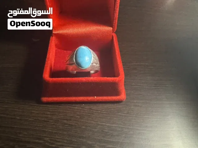 Men’s Silver Ring 7.29g - Turquoise Stone  Monthly Installments
