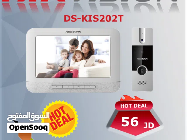 انتركم الفيديو صوت وصورة من Hikvision ب56  دينار فقط