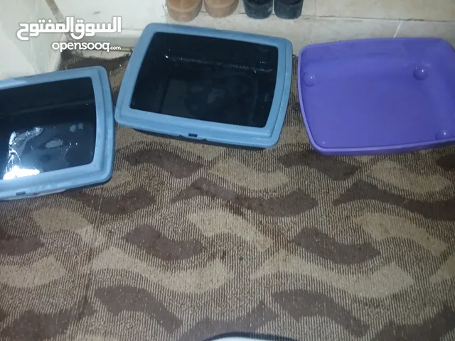 خمسة اقفاص ابحالة جيدة قابل للبدل او لتر بكس