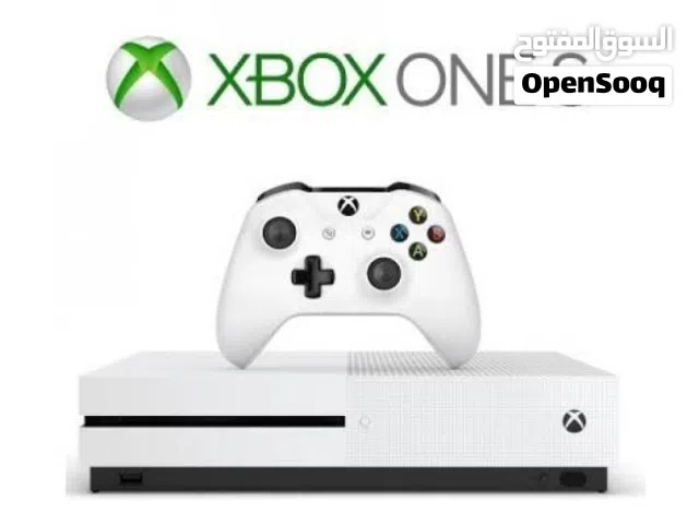 اكس بوكس ون اس معاه 175 لعبه مملوكه    xbox one s 1T  معاه ملحقاته وذراعه