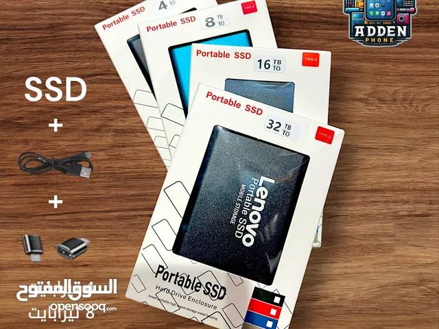 هاردات تخزين SSD من شركة لينوفو بسعات كبيرة وبجودة عالية وبأسعار ولا في الخيال