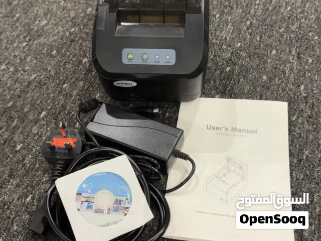 طابعة حرارية ايبسون EPSON و طابعة ستيكر باركود حراري ZYWELL
