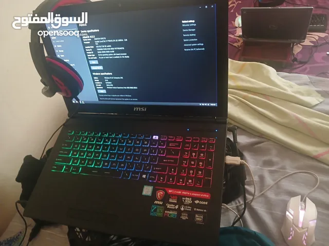 MSI Gp62MVR 7RFX leopard pro for sale or exchange