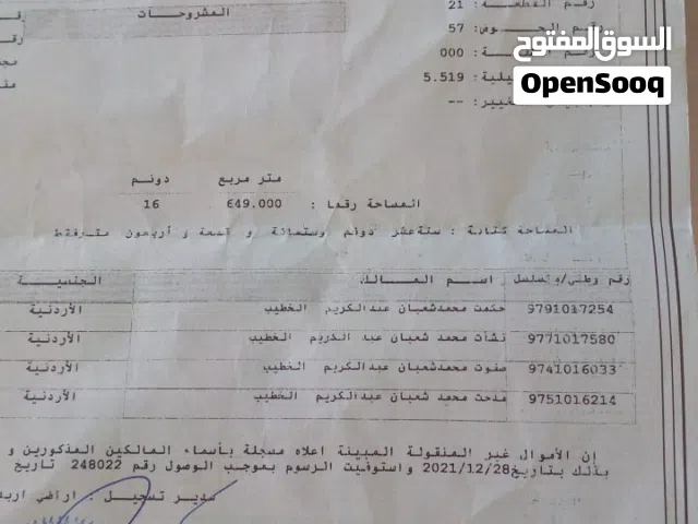 Farm Land for Sale in Irbid An-Nuayyimah