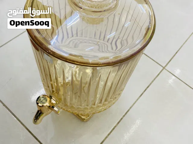 Elegant Glass Juice Cooler for Summer Drinks
