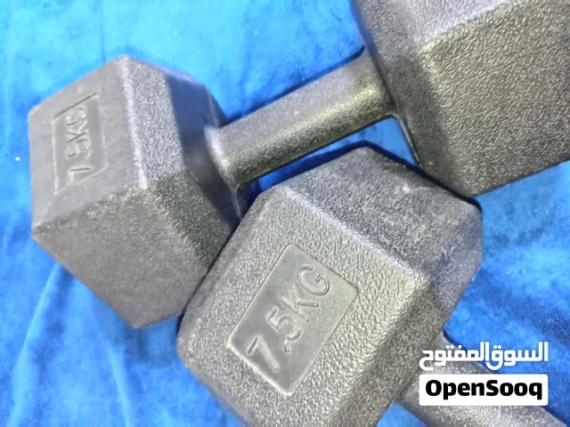 دمبل للبيع بعدّه أوزان مختلفه