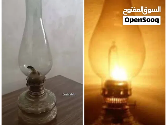 لمبه فانوس  فوانيس كاز قنديل الكاز   بلوره فتيلة  مصباح الزيتي   اناره  واسعه
