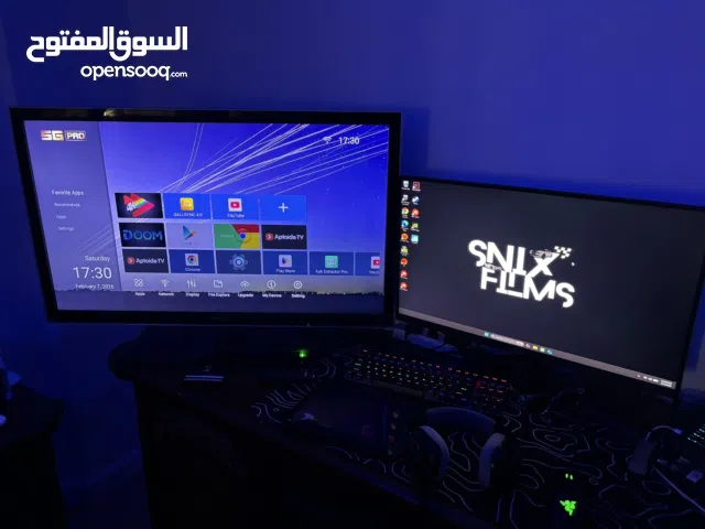 Asus 165hz 27 inches monitor with samsung 40inch Tv for only 70bd!