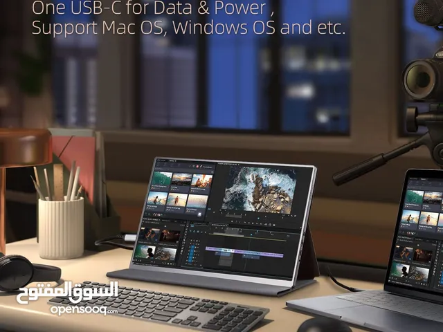 شاشة portable حجم 13 انش تدعم 4k و HDR10