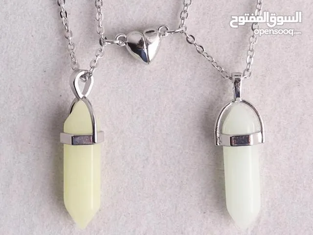 قلادة تون حجر المضيئة طاقة الكريستال للرجال والنساء