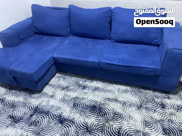 كورنر حرف L بالاضافه لسجادة و طاولة وسط