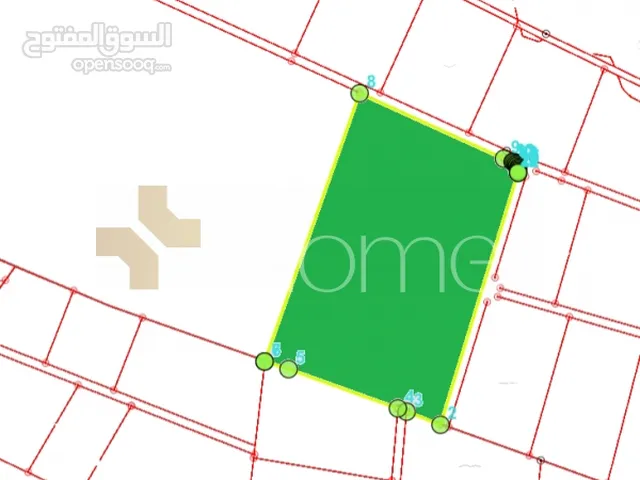 ارض استثمارية للبيع على شارعين في جنوب عمان - الزباير بمساحة 43,400م