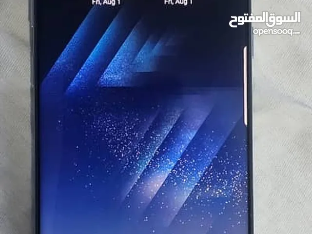 شاشة سامسنج s8 مع فريمها اصلية مفكوكة من جهاز مع كاميرات الهاتف الامامية والخلفية بسعر بجنن