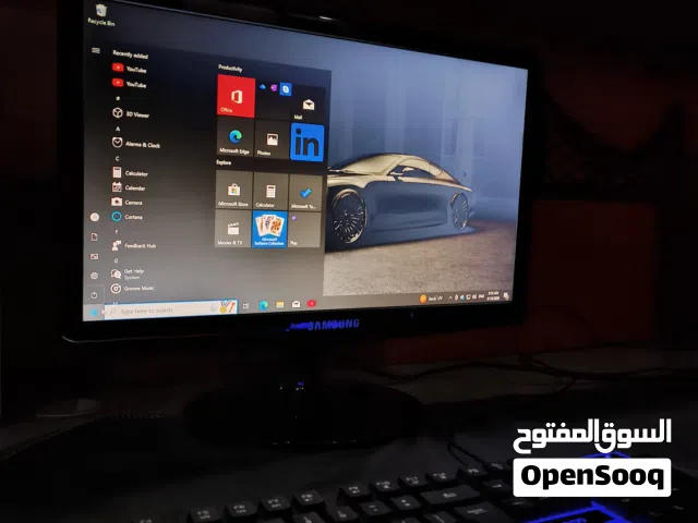 SAMSUNG MONETOR  مستعمل بحاله جديده تكون شاشه ثانيه منفذ VGA
