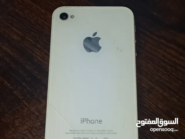 ايفون 4 للبيع للقطع او للتجميع بدون بطارية واسلاكه 100 (قابل للتفاوض)