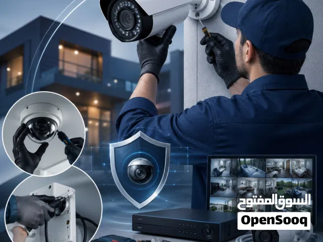 تركيب وصيانة كاميرات مراقبة باحترافية