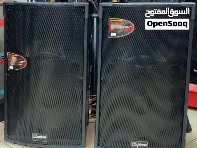 طقم سماعات 15 انش مع إمبلي فير صوت زلزال  حجم كبير Claptone  مدخل جكات و