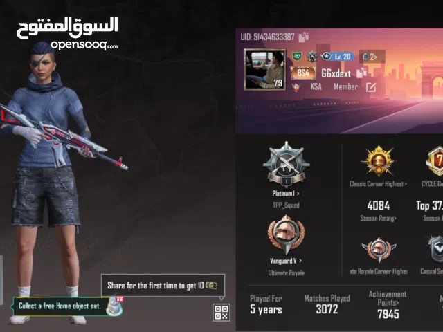 Pubg Accounts and Characters for Sale in Abu Dhabi