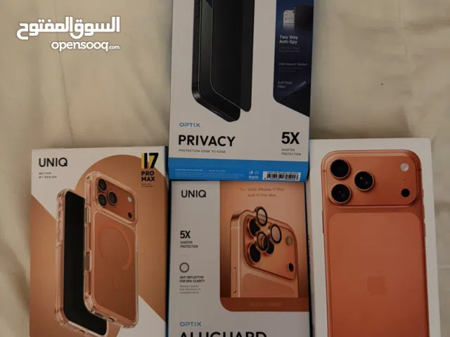 iPhone 17 Pro Max, 256GB, Orange, for sale. Used for only two months.