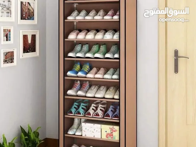 خزانة احذية قماش لتوفير مساحة البيت وحدة بوحدة متوفر بقياس 9 رفوف لتنظيم الأحذية