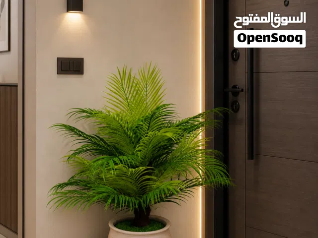 نخله مع سندان فخار كبير ديكور راقي للبيت الراقي