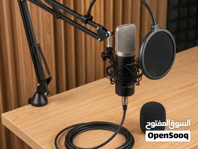 مايكروفون احترافي للتسجيل والبث المباشر كوندنسر مايك